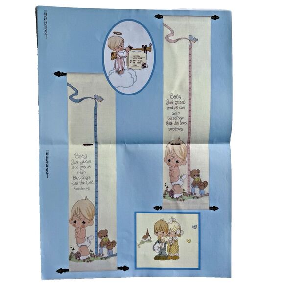 Cross Stitch Precious Moments Pattern Book Baby Book PM-8 Gloria & Pat - Picture 4 of 6